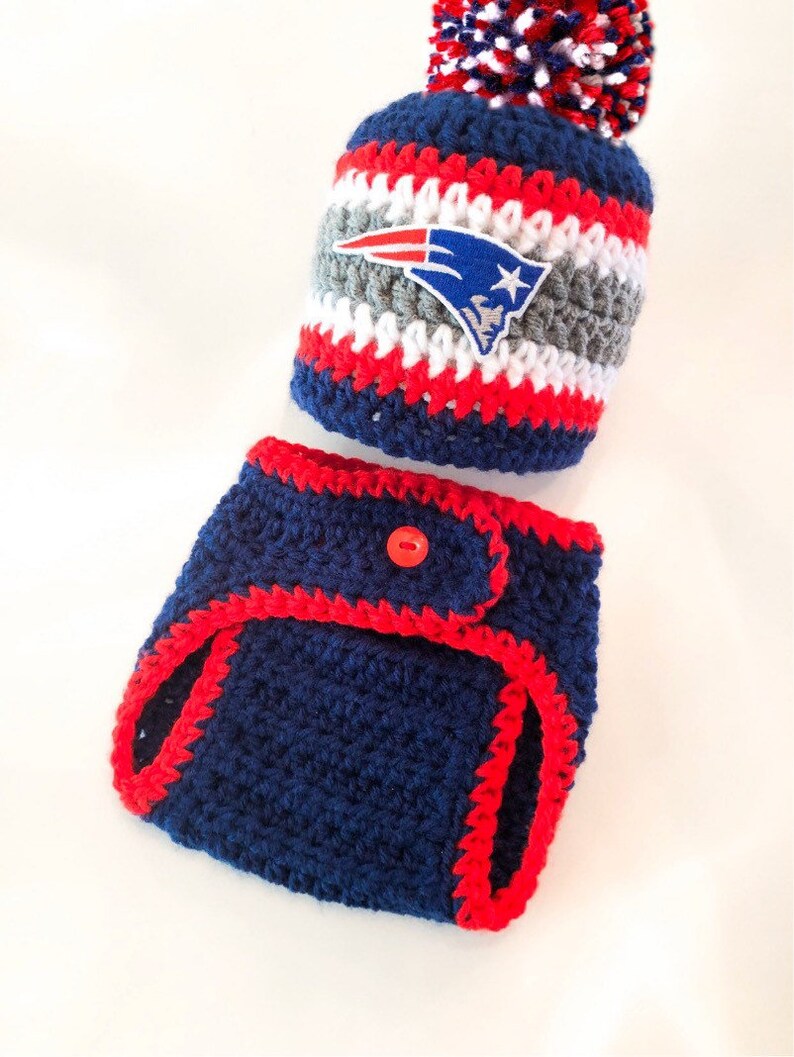 Patriots New England Hat Baby Boy Hat Football Newborn Etsy