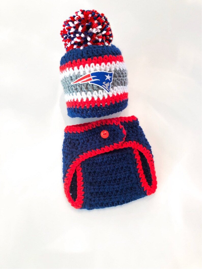 Patriots New England Hat Baby Boy Hat Football Newborn Etsy