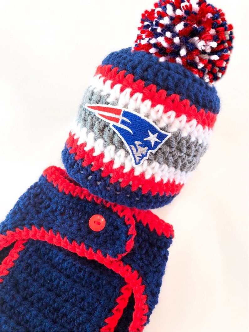 Patriots New England Hat Baby Boy Hat Football Newborn Etsy