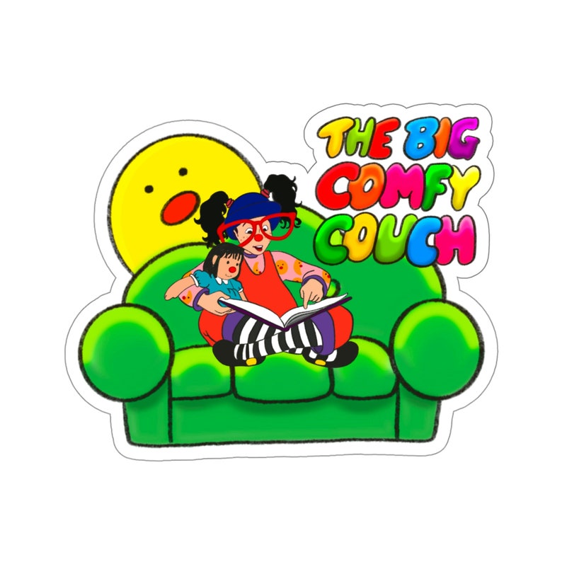 The Big Comfy Couch Molly 90s Cartoon Vinyl Matte Sticker Etsy