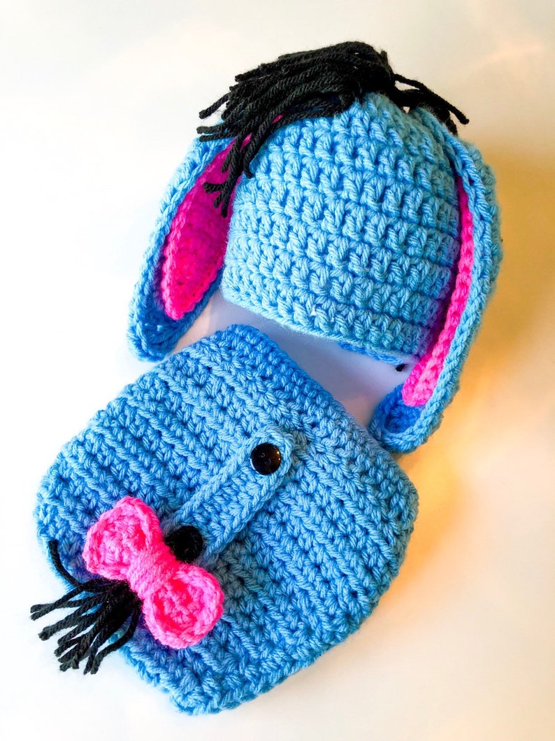 Eeyore Hat Outfit Baby Boy Girl Disney Winnie the Pooh Newborn | Etsy
