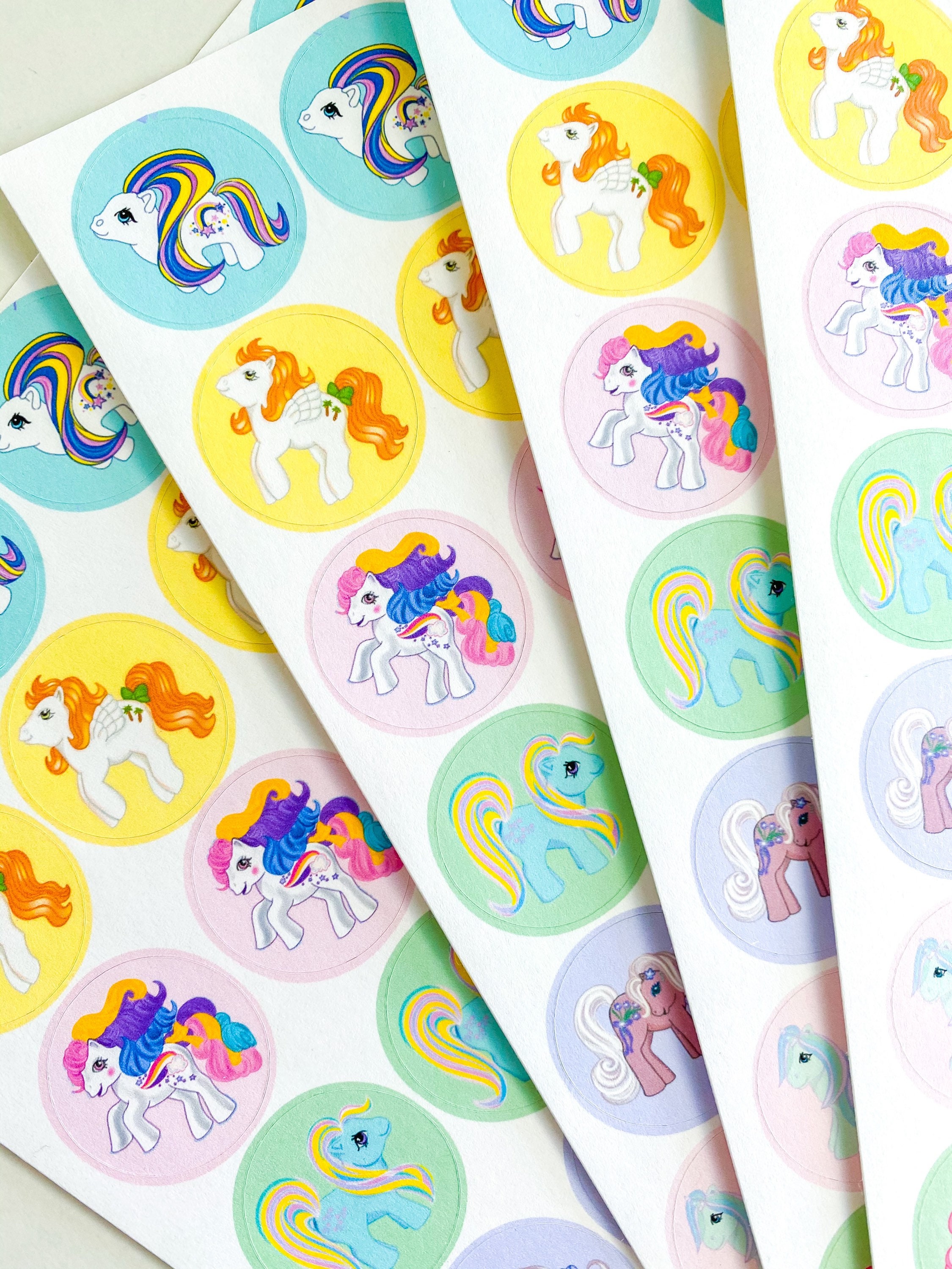 My Little Pony Sticker Sheet one count Cute Stationery | Etsy