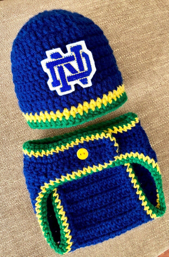 notre dame baby hat