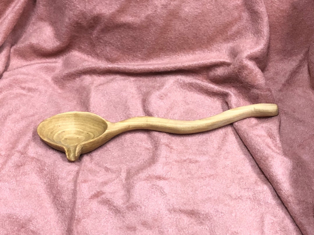Hand Carved Wooden Ladle, Hand Carved Ladle, Kitchen Gadget, Rustic, Wooden Ladle, Chef Gift