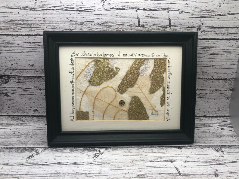 Original Collage Art, Inspirational, Framed Art, Inspirational Collage, Original Artwork