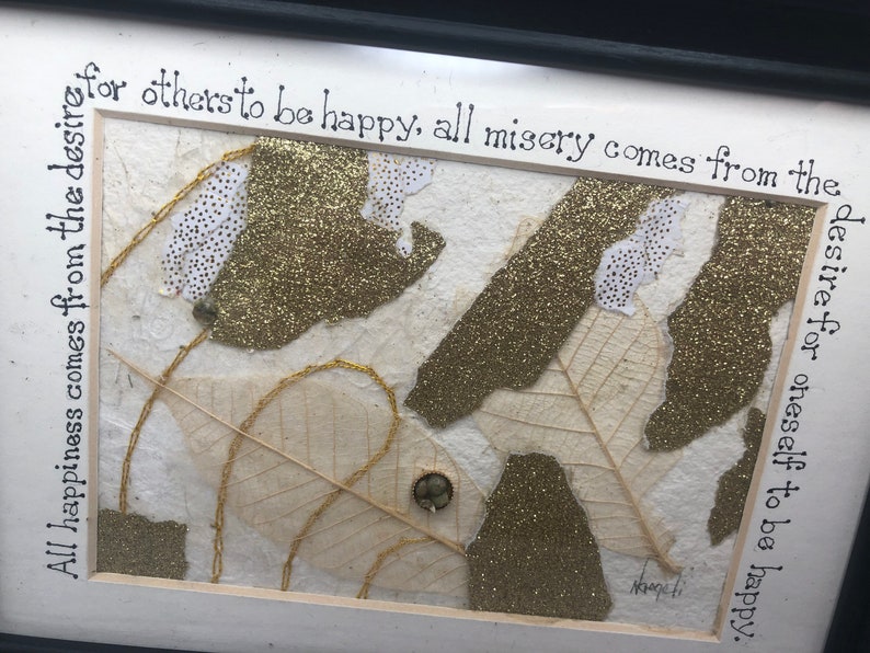 Original Collage Art, Inspirational, Framed Art, Inspirational Collage