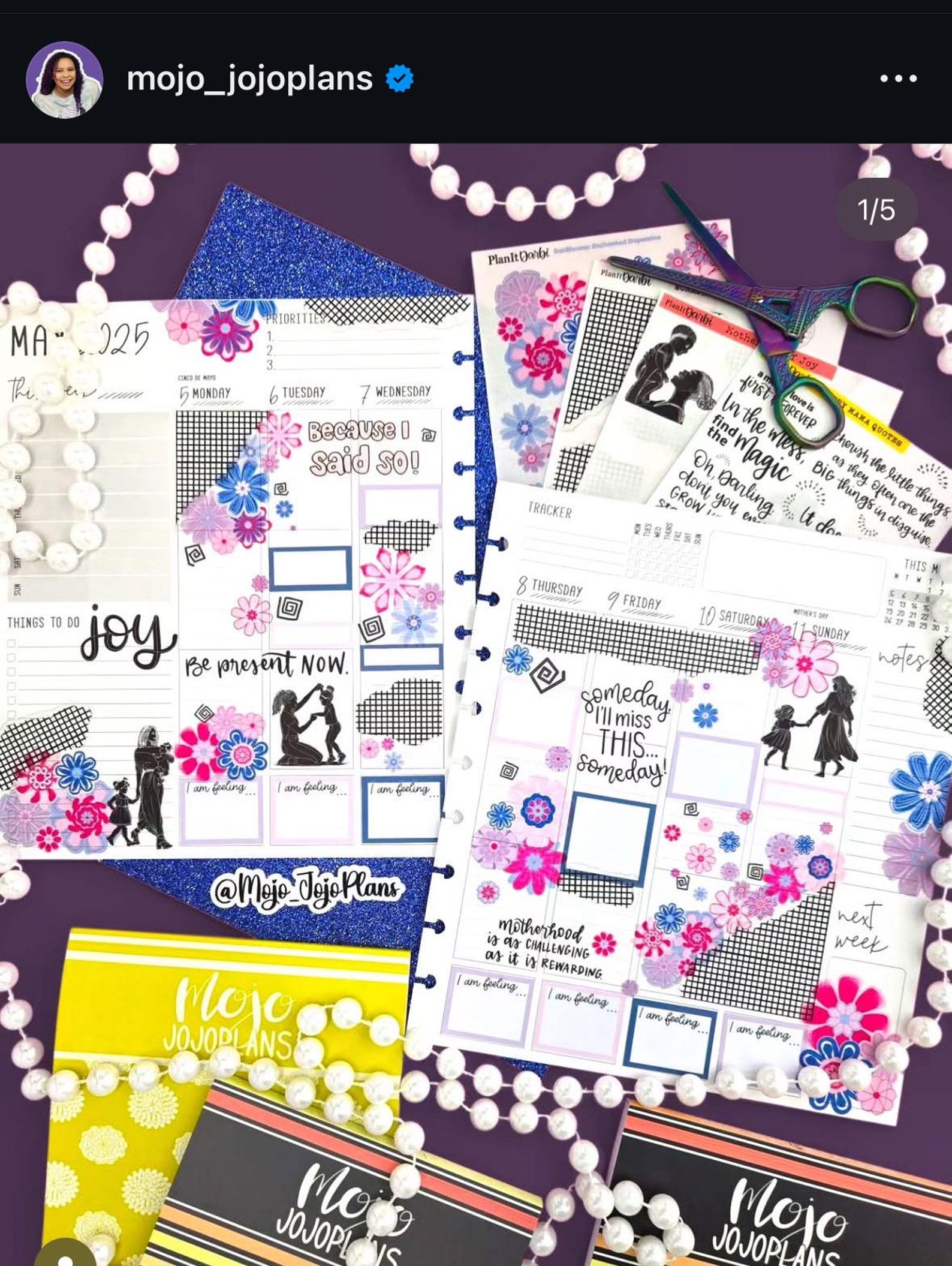 Sticker Layering Project Printable Layering Stickers: SCRAPS 5 Png, Modern B&W Spring Patterns ...