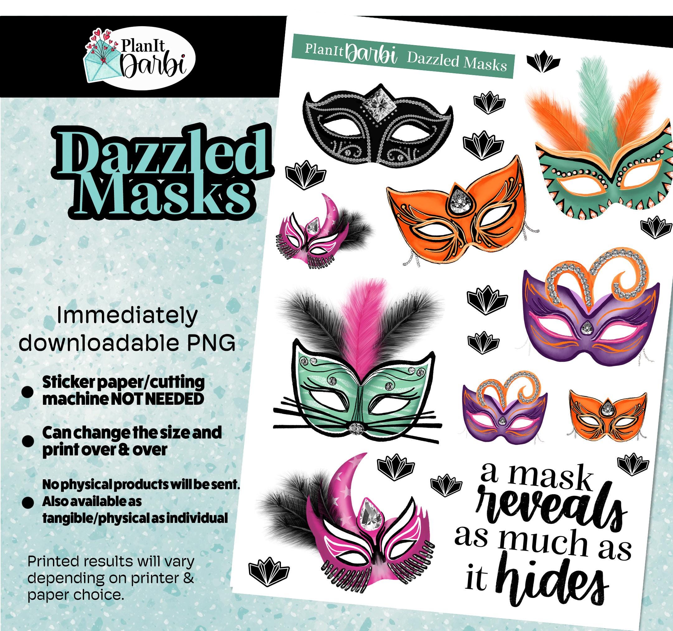 1920s Mask - Etsy