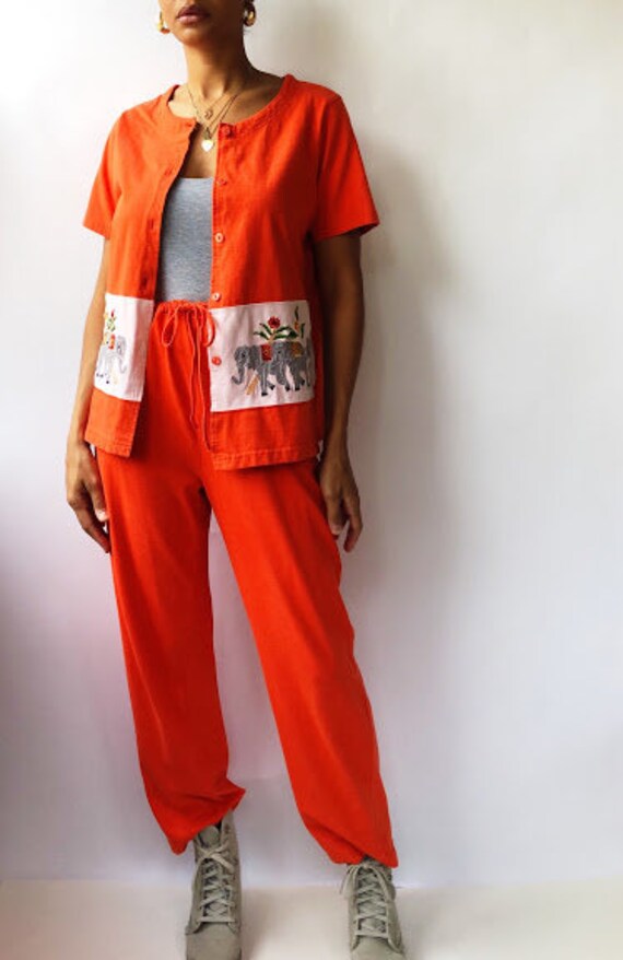 Orange Kaktus Lounge Set (L)