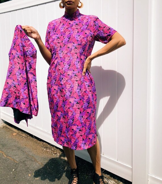 Abstract Cheongsam Set