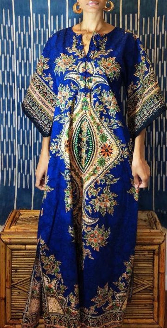 Vintage Thai Cotton Maxi Dress