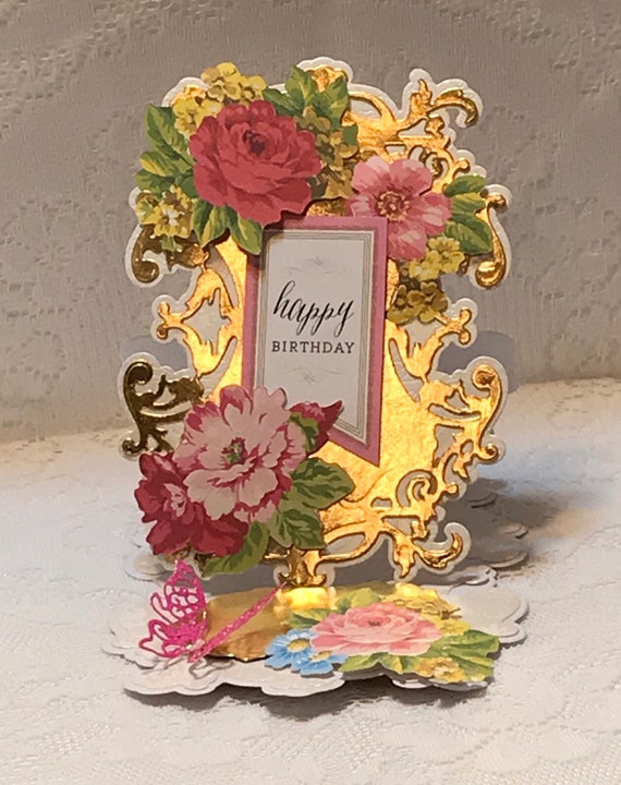 Unique and Elegant Handcrafted Greetings Card