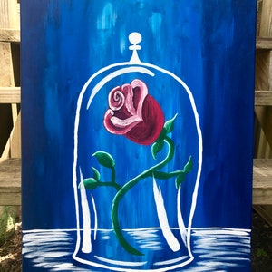 Until The Last Petal Falls Original Realism Acrylic Etsy
