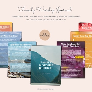 Family Worship Journal Printable Download | Digital Download | PDF | Good Notes | JW