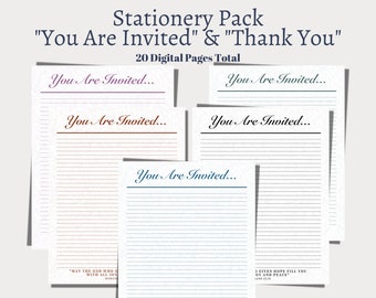 FREE* JW | You are Invited & Thank You | Letter Writing | English | Digital Download
