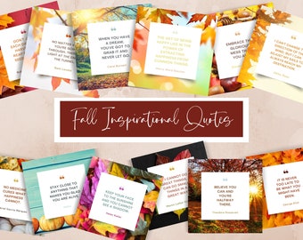 FREE* 70 IG/FB Inspirational Quote Pack | Digital Download only | Motivational Quote Set | Fall Social Media Posts | Blogger Engagement Kit