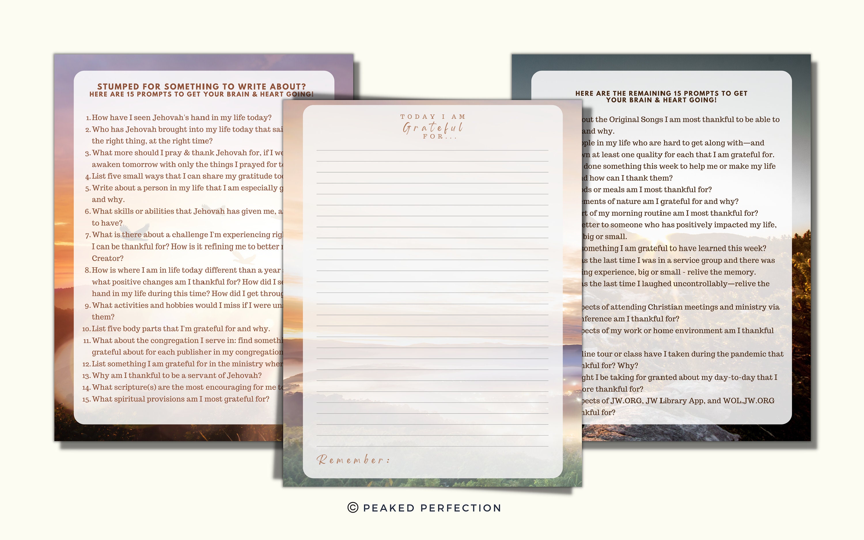 FREE* Daily Gratitude Journal Printable Download | Digital Download ...