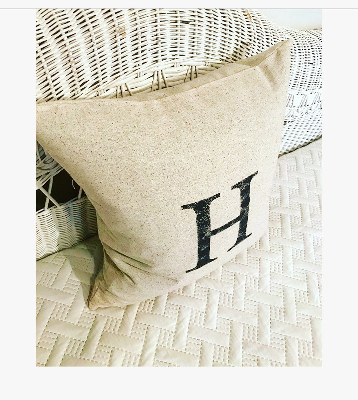 Personalized Alphabet Pillow Cover Letter Pillow Cover Etsy