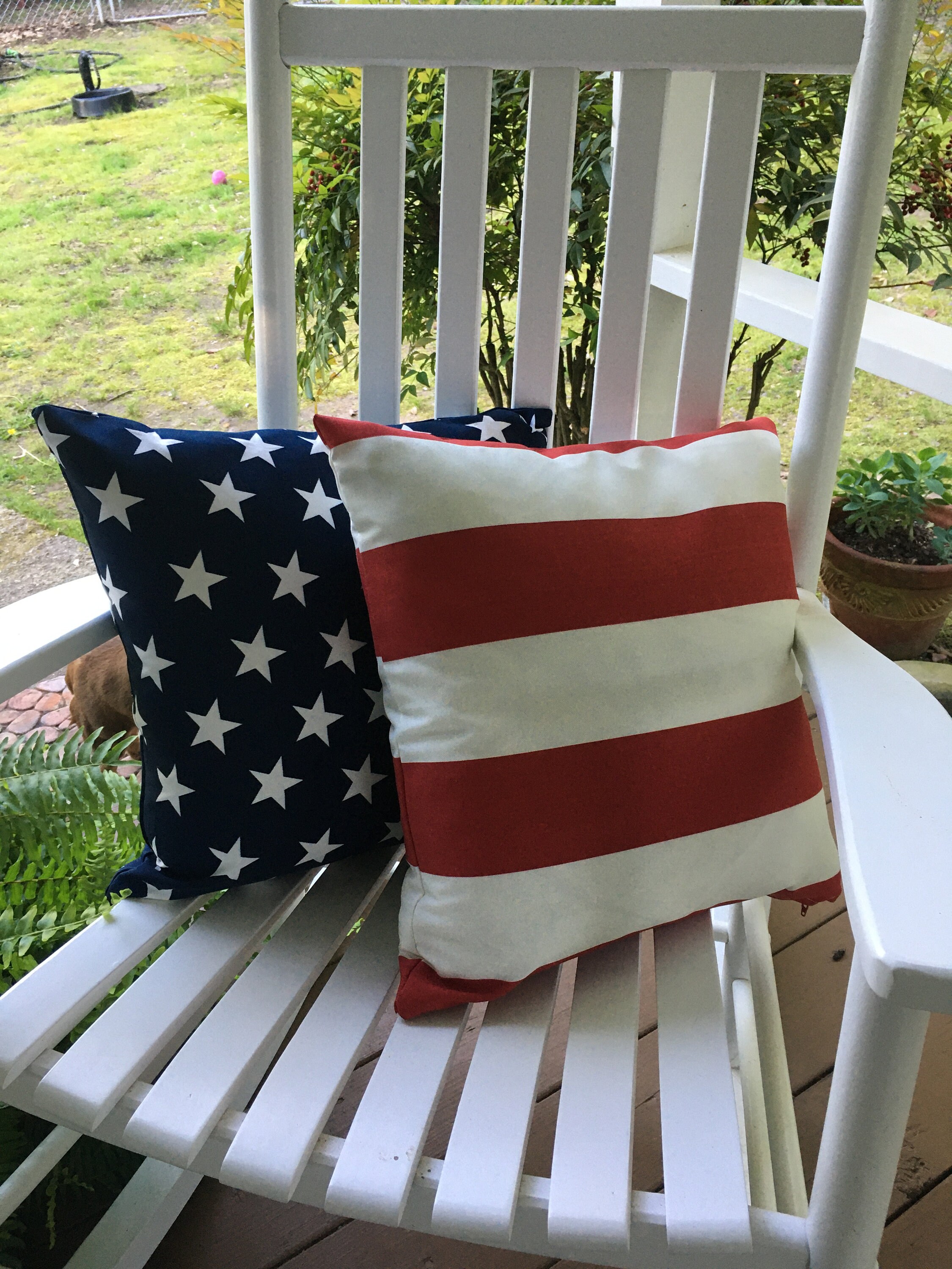 Patriotic Pillow Covers/usa Pillow Covers /red White and Blue Etsy