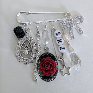 Stray Kids brooch, Kpop jewelry, Stray Kids inspired, Safety pin, Stay pin, SKZ inspired