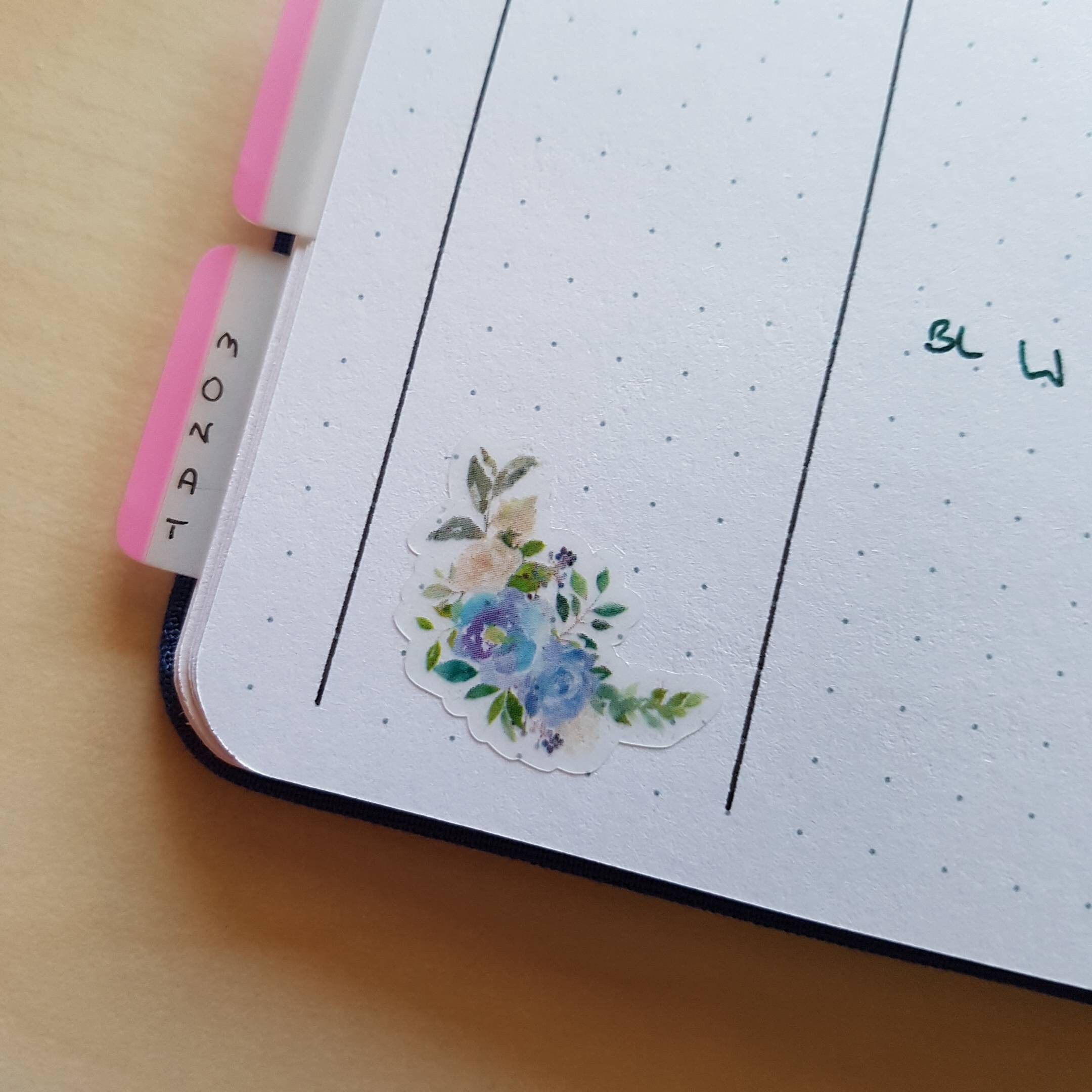 PLANNER STICKER || Small Flower Watercolor Stickers | Corner Stickers ...