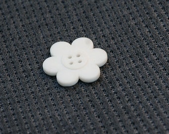 3D-geprinte knop bloem, 3D-geprint kledingstuk knop, accent knop, 3D geprinte jas knop, 3D geprinte accessoire, 3D geprinte mode accessoire