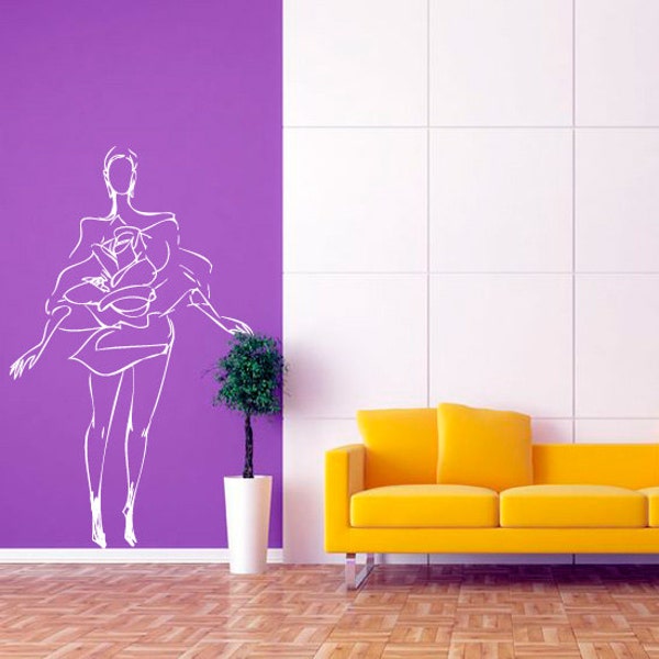 Fashion Wall Decals Etsy UK