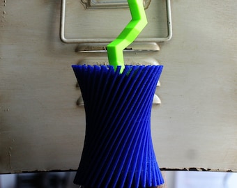 3D Printed candle stick holder,3D printed candle holder,3D printed Futuristic candle holder,3D printed vase,Candle holder