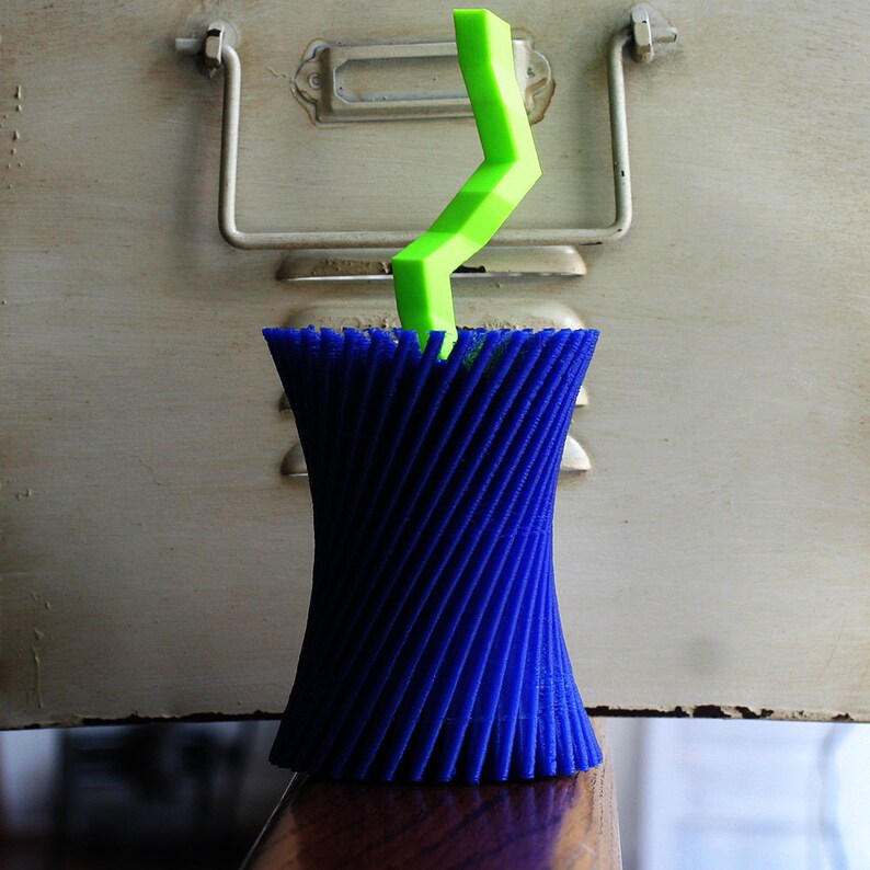 3D Printed candle stick holder,3D printed candle holder,3D printed Futuristic candle holder,3D printed vase,Candle holder image 1