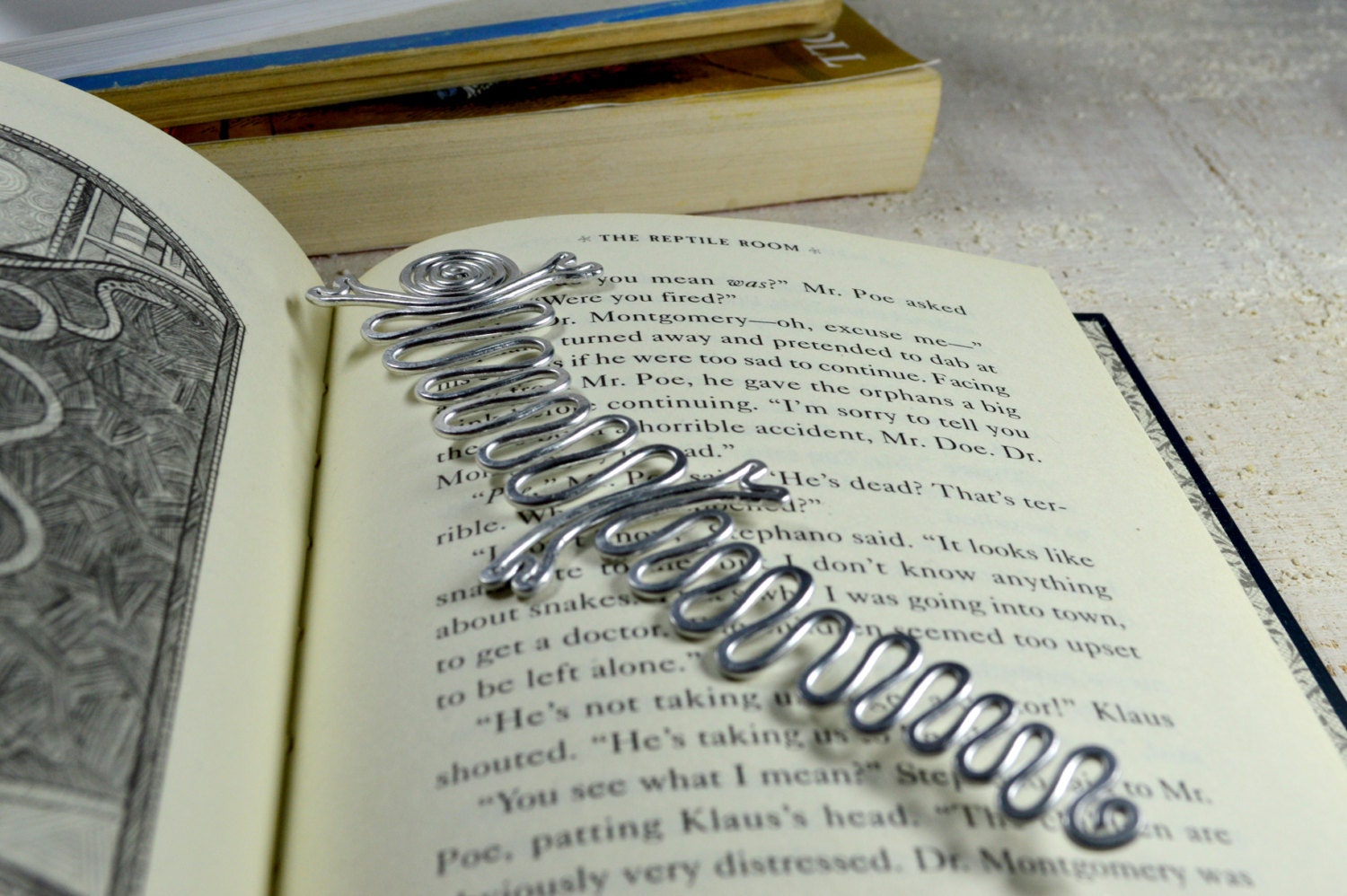 3 Wire shaped and flattened Cat BOOKMARKS ~ Handmade