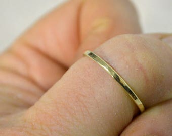 golden ring minimal simply brass Ring thumb ring minimal jewelry dainty gift for her anniversary gift wedding for man and woman gold