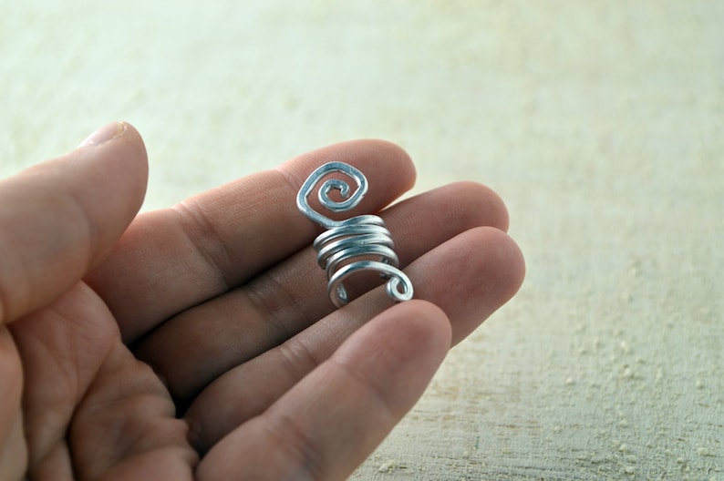 READY to SHIP Ear Cuff Wrapped No Piercing Earring Elf Jewelry Wrap hammered Hand Forged Fantasy Earcuff Boho Silver BFF Metal loop spirals
