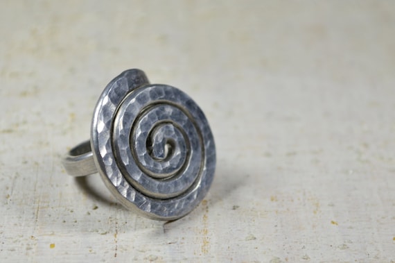 Bass Clef Argenté Réglable Bague