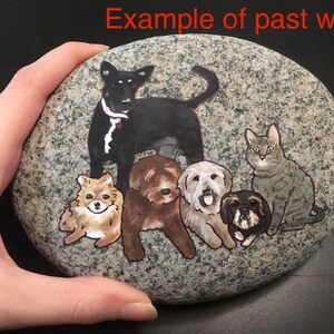 Custom Large Rock Painting
