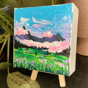 Acrylic on Mini Canvas - “Montana”