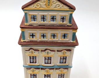 Partylite Cafe Amsterdam 6" Tea Light House. Candle holder. Vintage