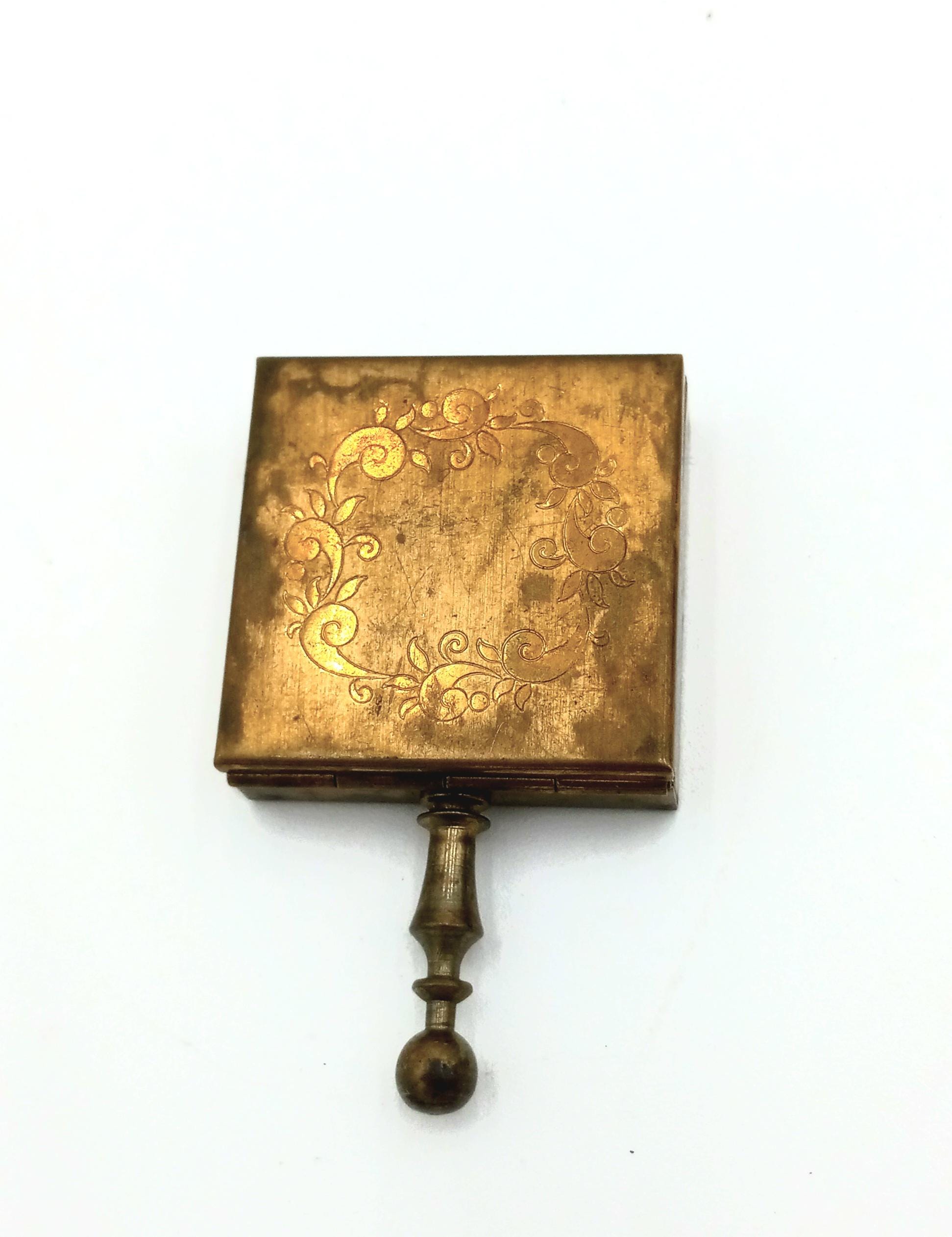 Vintage Purse Size Portable Brass Ashtray 1950's - Etsy