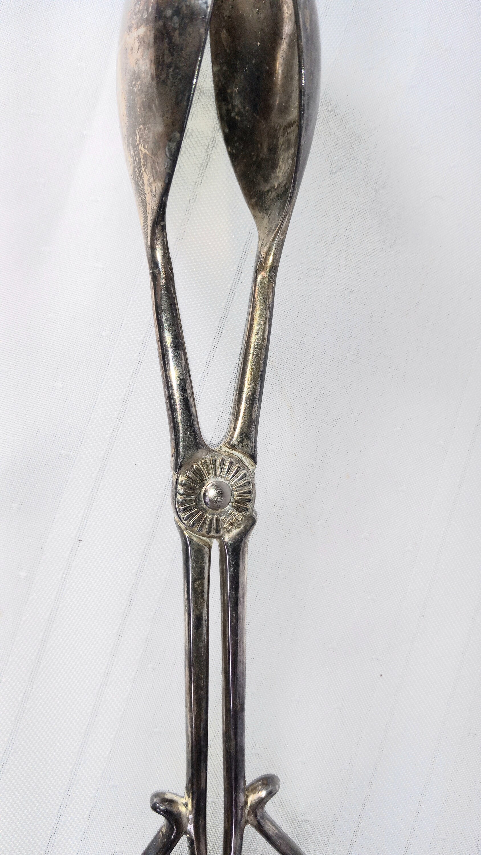 Vintage EPZINC Large Salad Tongs Made in Hong Kong Etsy