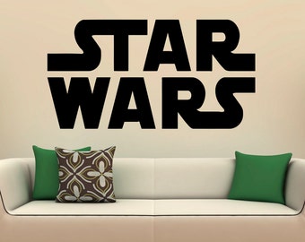 Star Wars Logo Wall Decal Vinyl Stickers Home Interior Art Design Murals Bedroom Wall Decor (2s01w)