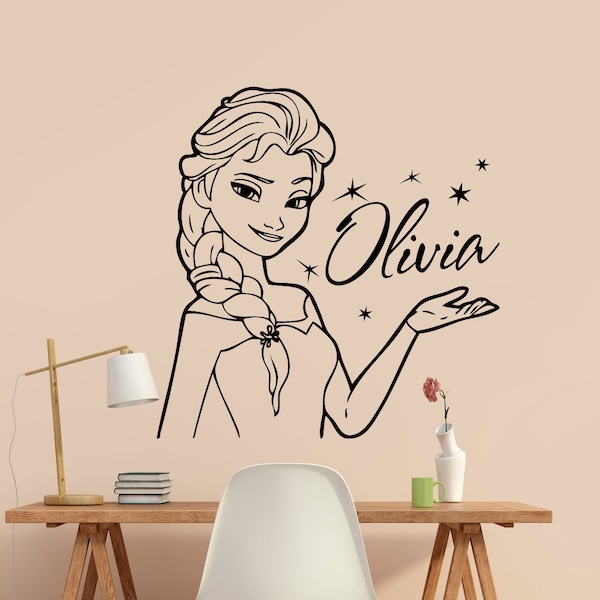 Frozen Wall Decal Etsy