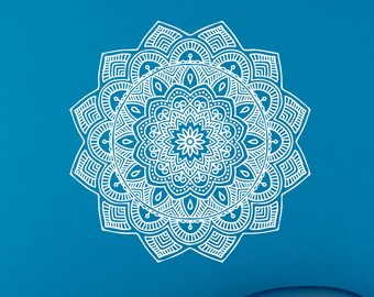 Mandala Wall Decal Indian Pattern Vinyl Stickers Namaste Yoga Home Interior Design Art Murals Bedroom Decor (13ml01a)