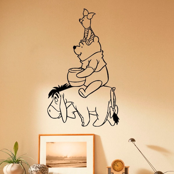 Winnie the Pooh Wall Decal Etsy