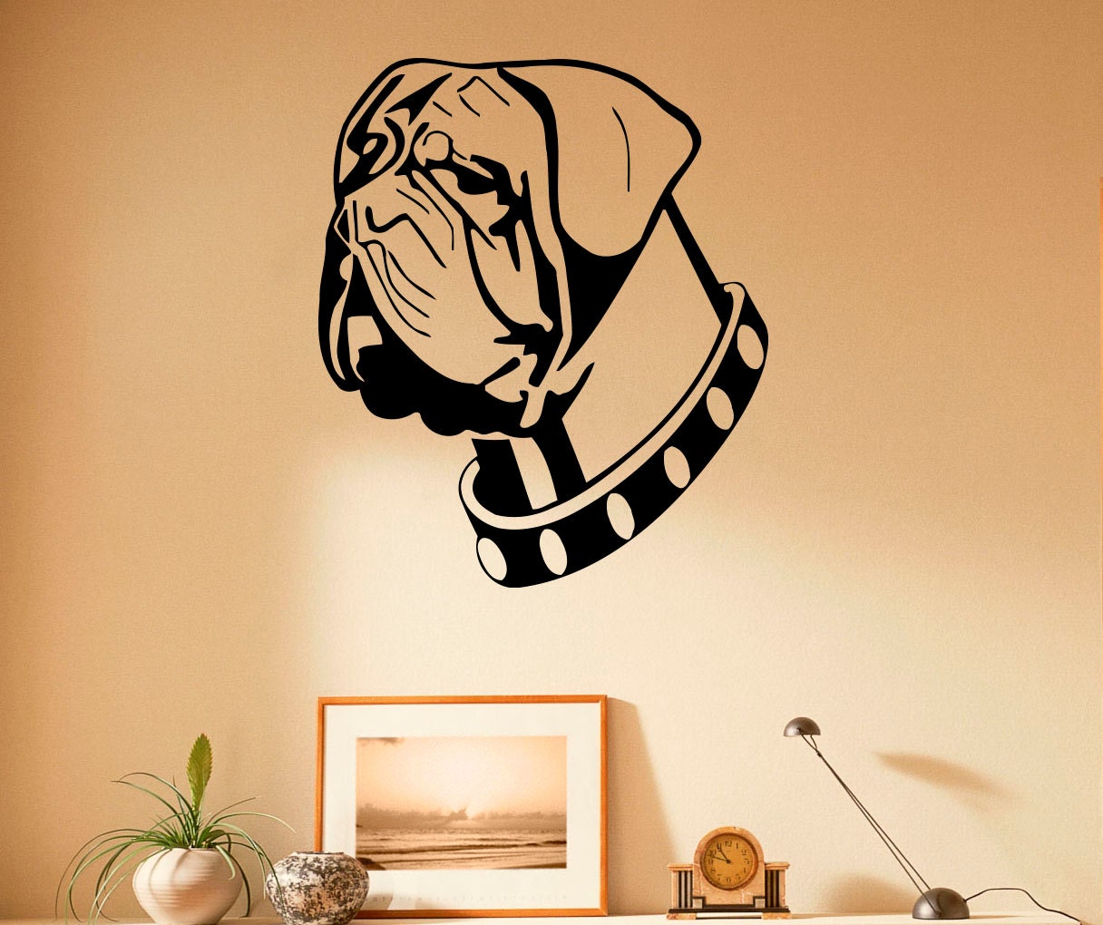 Wall Vinyl Decal Dog Stickers Animal Home Interior Housewares Etsy