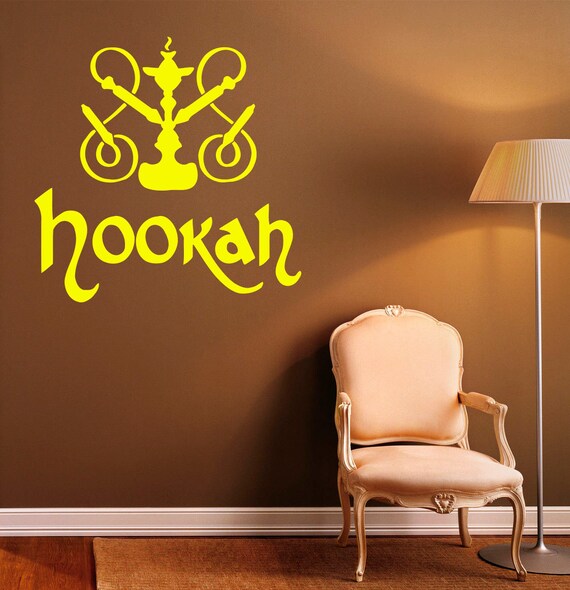 Hookah Wall Decal Vinyl Stickers Relax Arabic Home Interior Design Art Murals Bedroom Decor 2hk01n