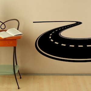 Road Highway Wall Decal Vinyl Stickers Roadway Home Interior Design Art Murals Bedroom Decor (10r01d)