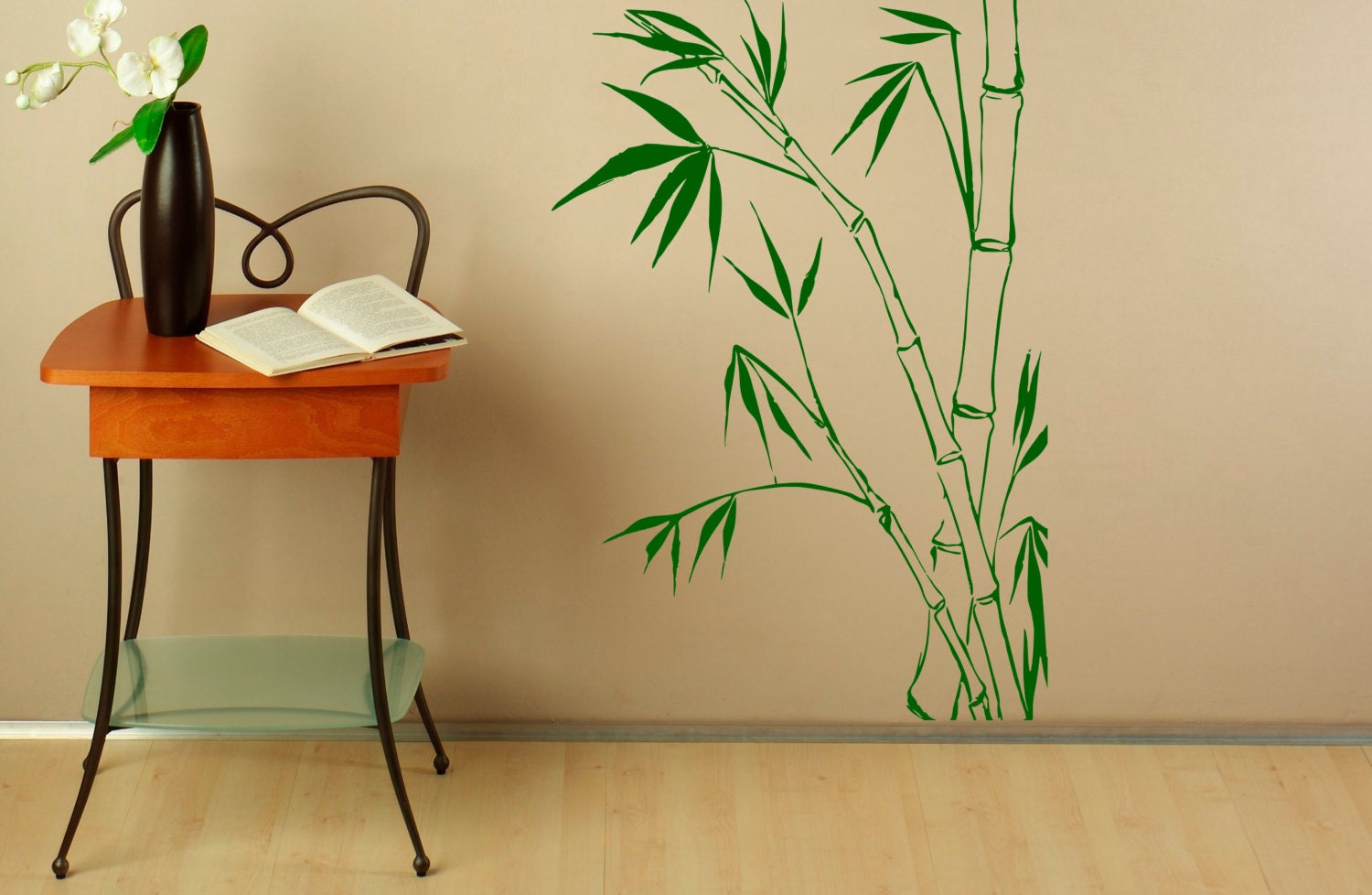 Bamboo Wall Vinyl Sticker - Large Art Decor 106 x 197