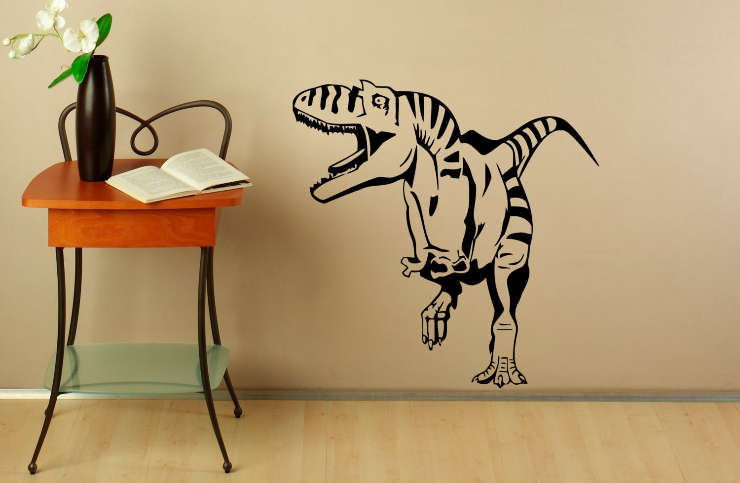 Dinosaur Wall Decal Vinyl Sticker Home Interior Wall Graphics Etsy