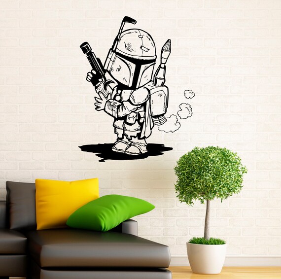 Lego star 2024 wars wall stickers