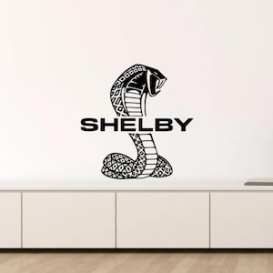 Naklejka ścienna Shelby Cobra Vinyl Sticker Snake Wall Art Sign Garaż Decor Man Cave Gift Poster Print 1655