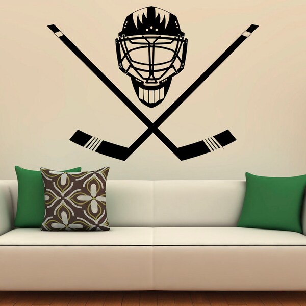 Hockey Wall Decal Etsy Canada